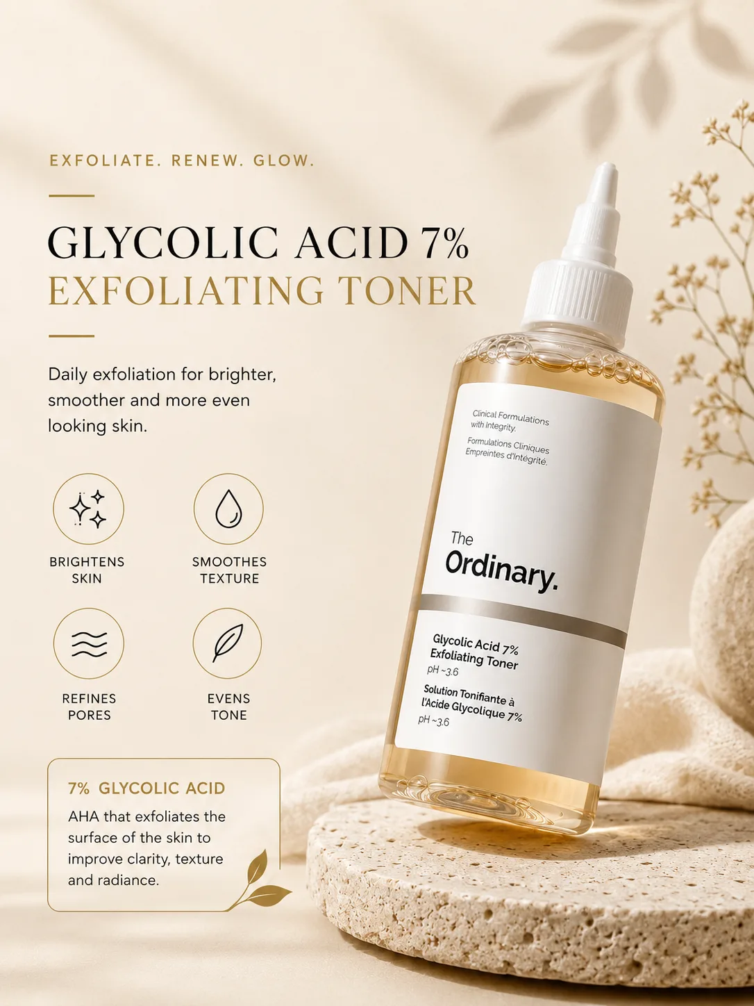 The Ordinary Glycolic Acid 7% Exfoliating Toner